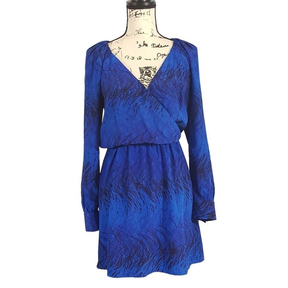 Rory Beca Dresses & Skirts - Rory Becca Silk Blue Cocktail Dress